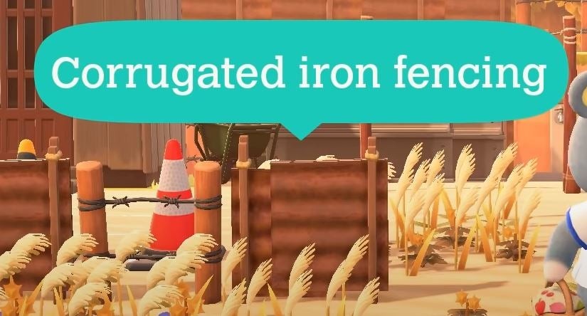 Mẫu hàng rào tôn gợn sóng (Corrugated iron fencing) mang phong cách công nghiệp