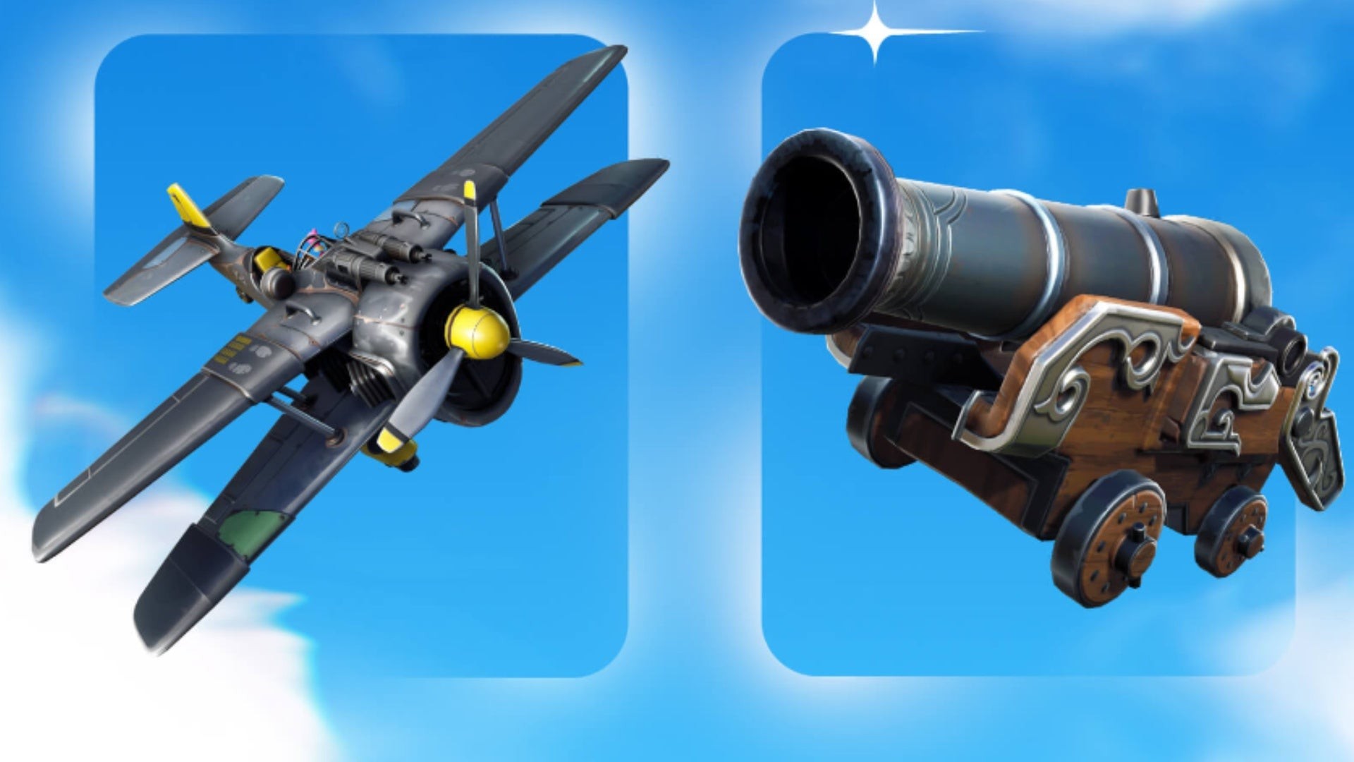 Máy bay X-4 Stormwing và Pháo Hải Tặc trong Fortnite OG Mùa 7-8