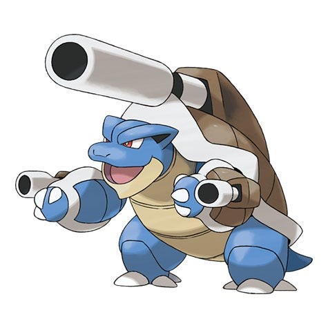 Mega Blastoise tấn công trong Pokémon Go