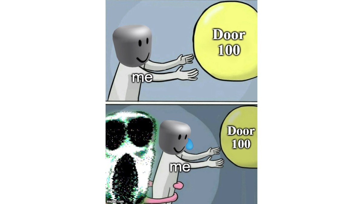 Meme DOORS thể hiện sự thất vọng khi bị Ambush kết liễu gần cửa 100