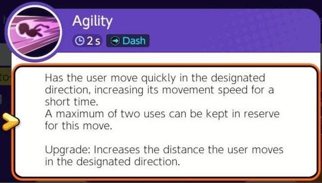 Mew sử dụng kỹ năng Agility để di chuyển linh hoạt