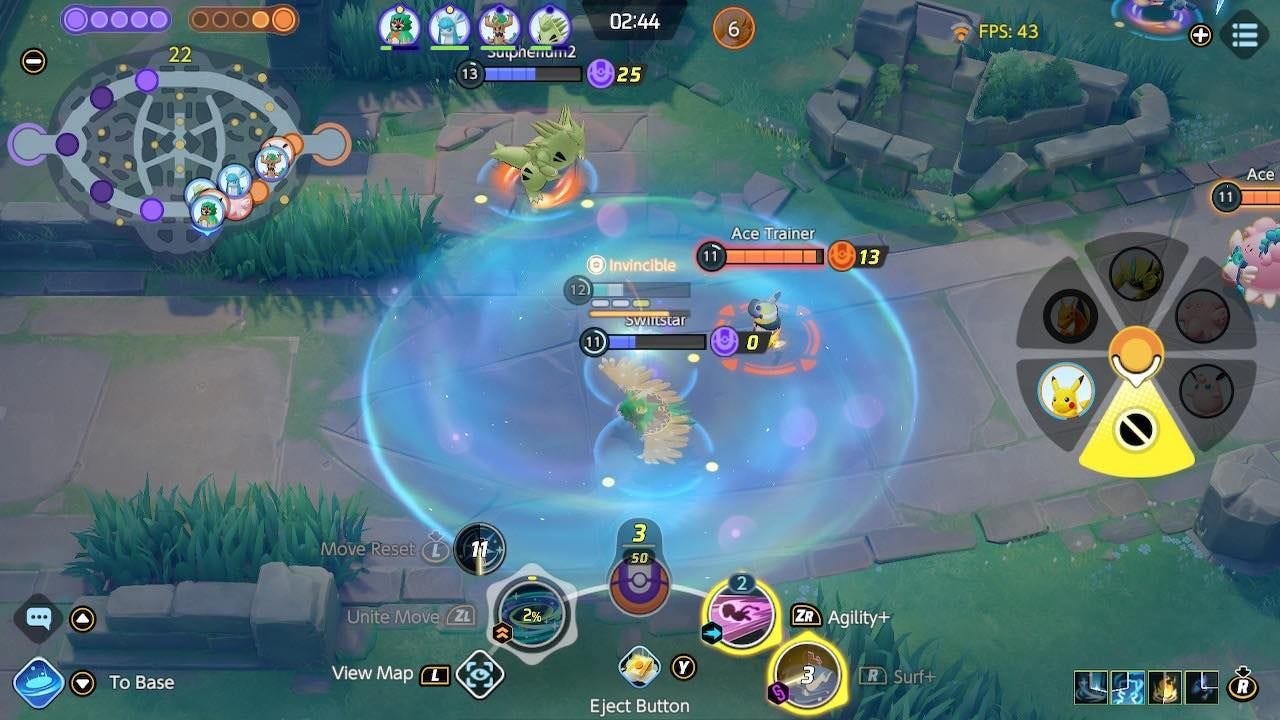 Mew sử dụng Unite Move Mystical Mirage
