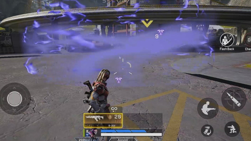 Minh họa kỹ năng chiêu cuối Phase Chamber của Fade trong Apex Legends Mobile