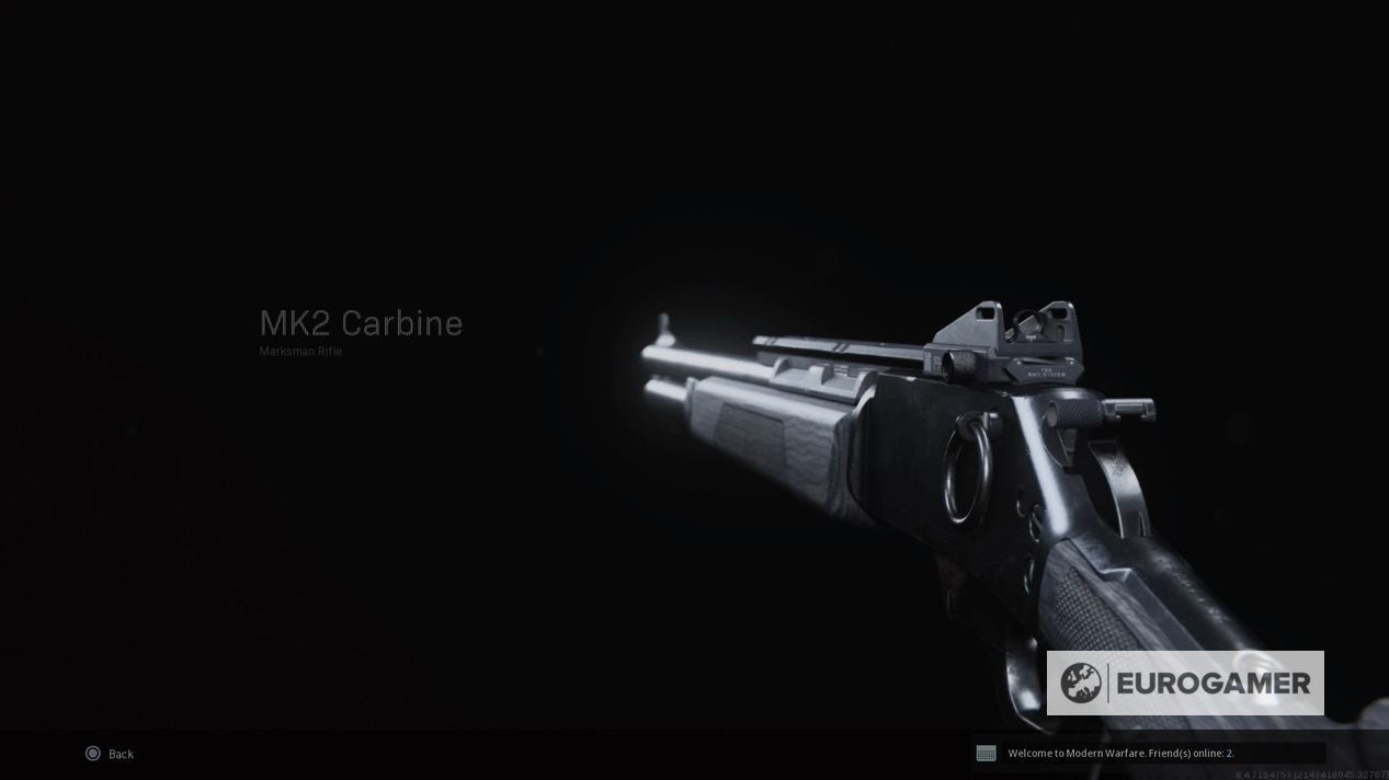 MK2 Carbine - súng trường bắn tỉa mạnh nhất trong Modern Warfare