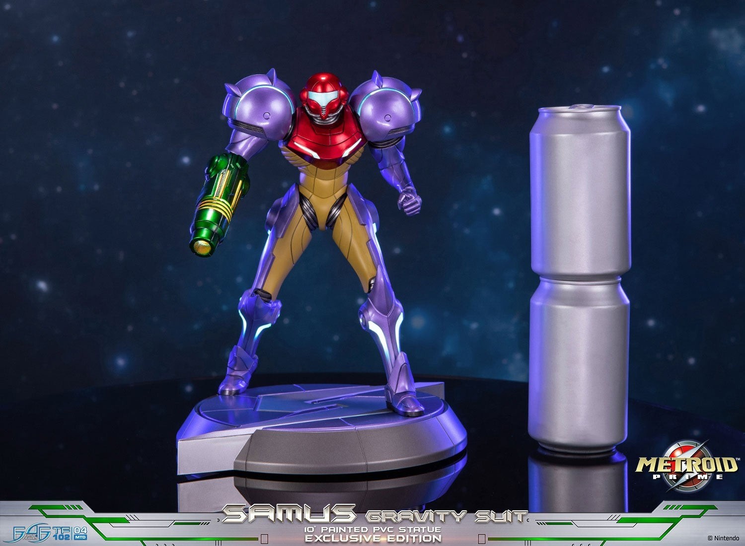 Mô hình Samus Gravity Suit Metroid Prime First4Figures chi tiết bộ giáp