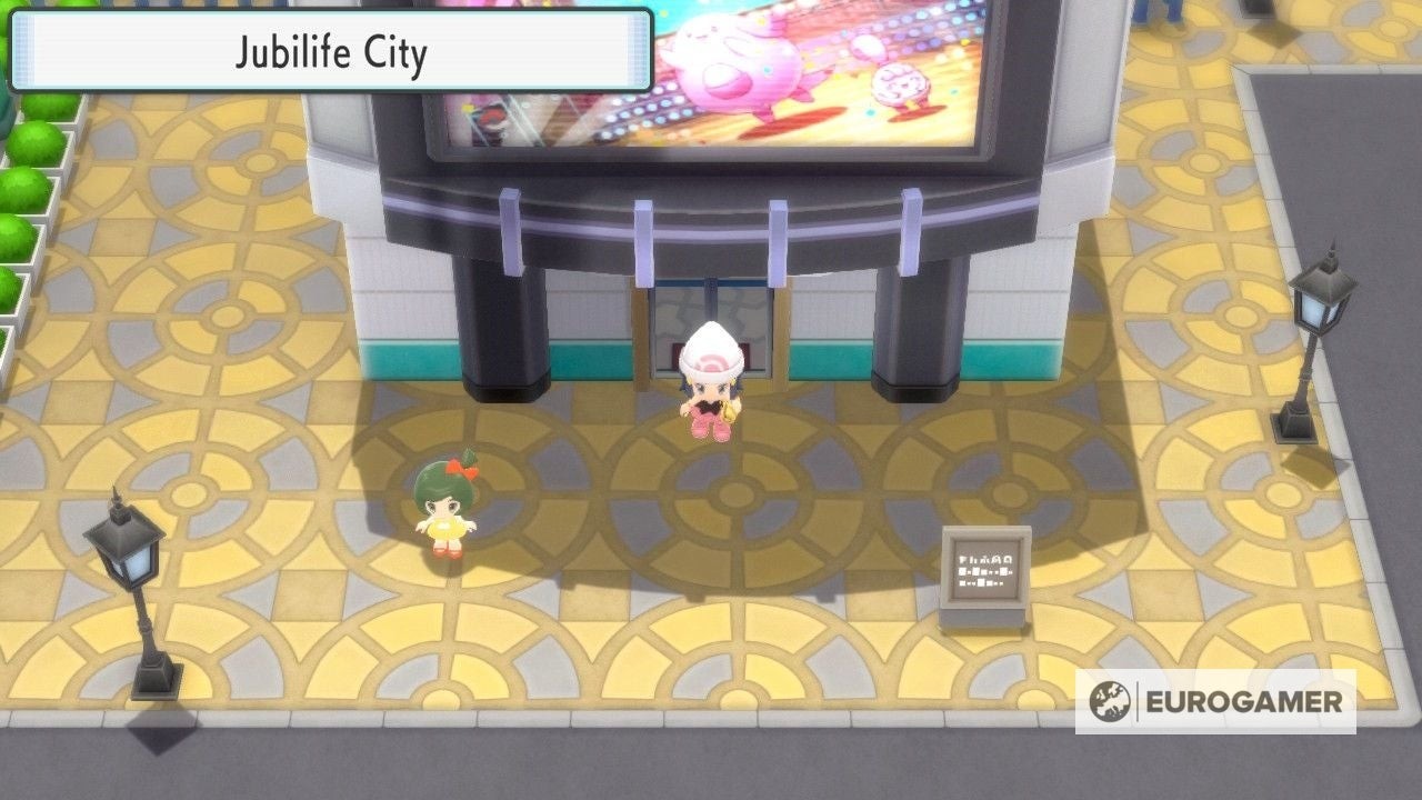 Mở khóa Mystery Gift tại Jubilife TV Center Pokémon BDSP