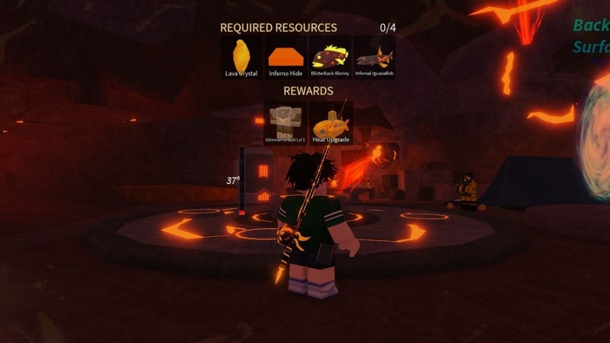 Nâng Cấp Bộ Đồ Glimmerfin Cấp 1 trong Fisch