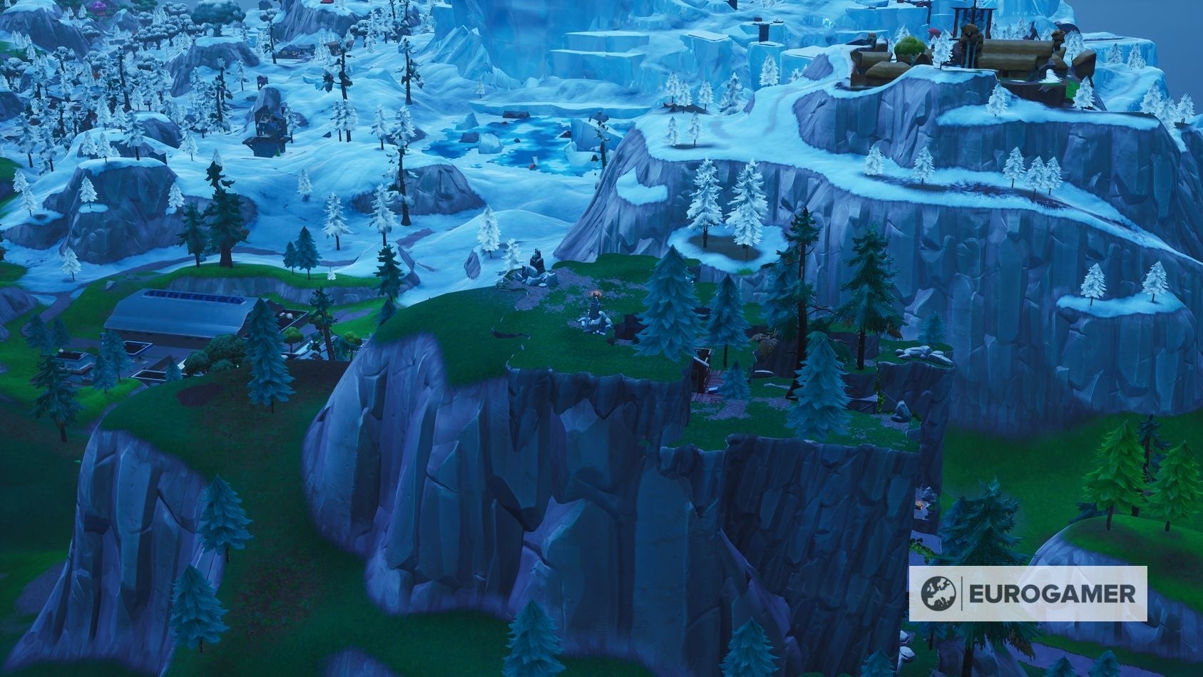 Ngọn núi phía tây bắc Snobby Shores