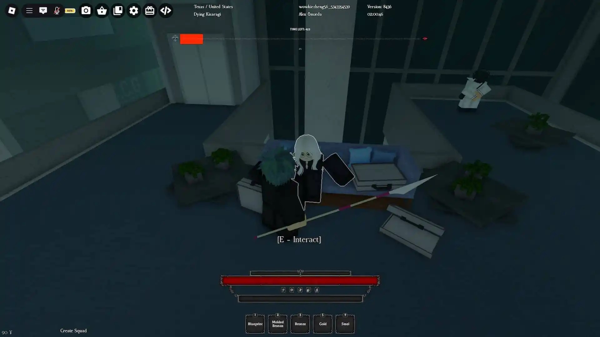 Người chơi nhận nhiệm vụ từ NPC Briefcase bên trong CCG Building