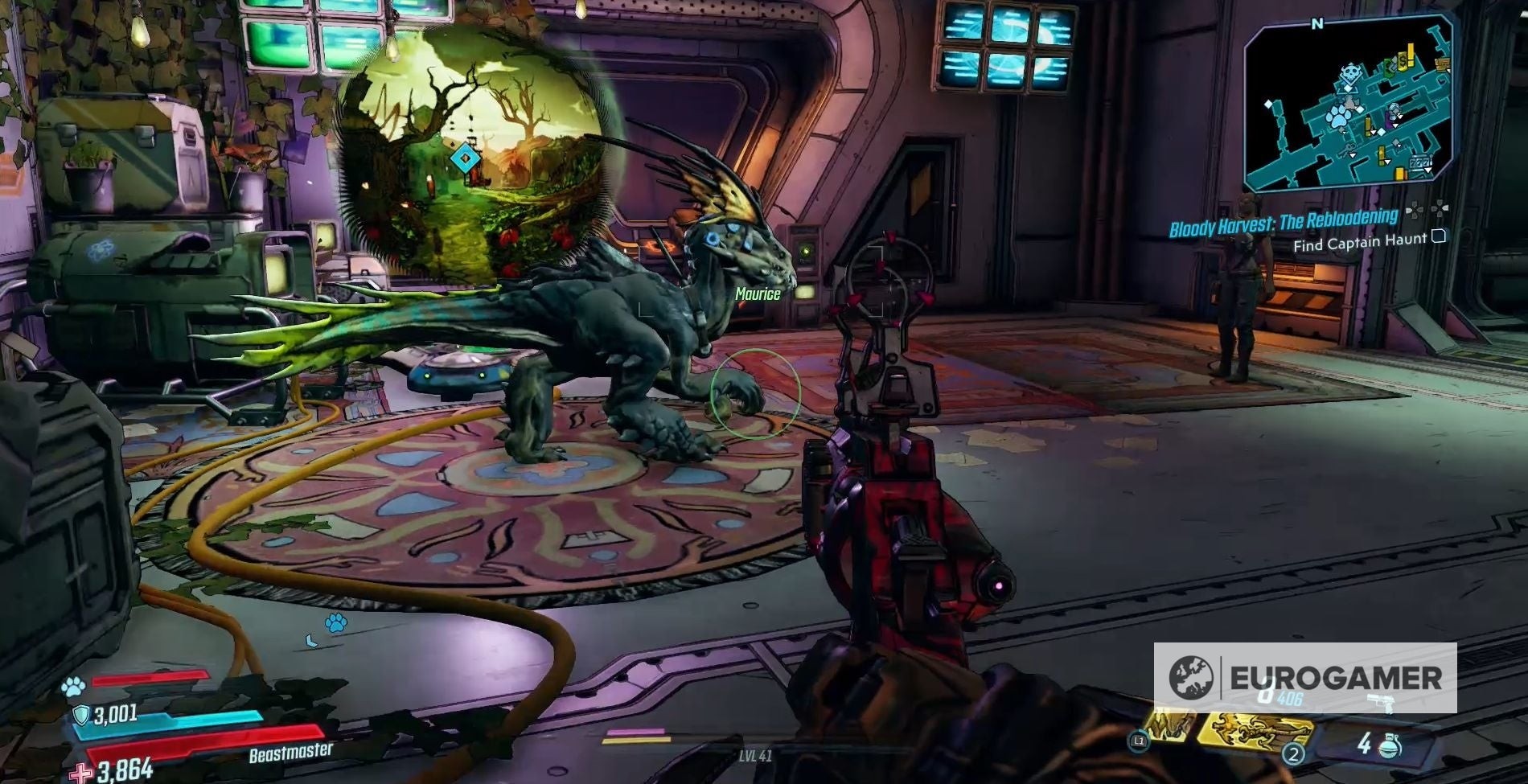 Người chơi quay trở lại Sanctuary III để reset câu đố bí ngô trong Borderlands 3