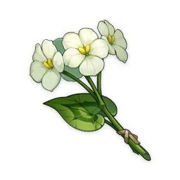 Nguyên liệu Thanh Tâm mọc trên các đỉnh núi cao ở Liyue