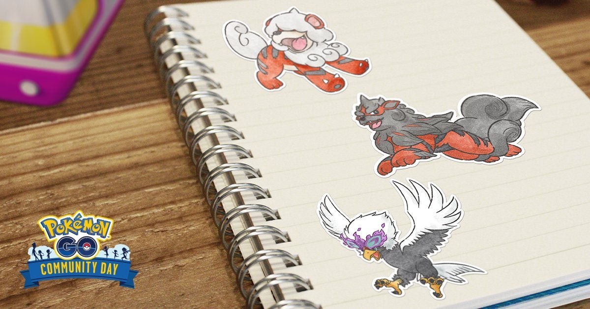 Nhãn dán sự kiện Khám phá Hisui trong Pokémon Go