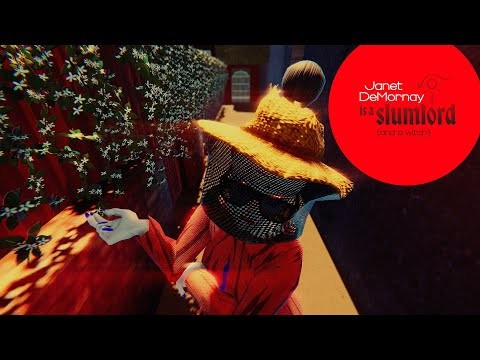 Nhân vật đối mặt với phù thủy chủ nhà trong căn hộ kỳ quái của Janet Demornay is a Slumlord and a Witch