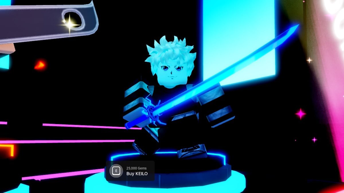 Nhân vật Keilo trong Roblox Death Ball với khả năng sấm sét