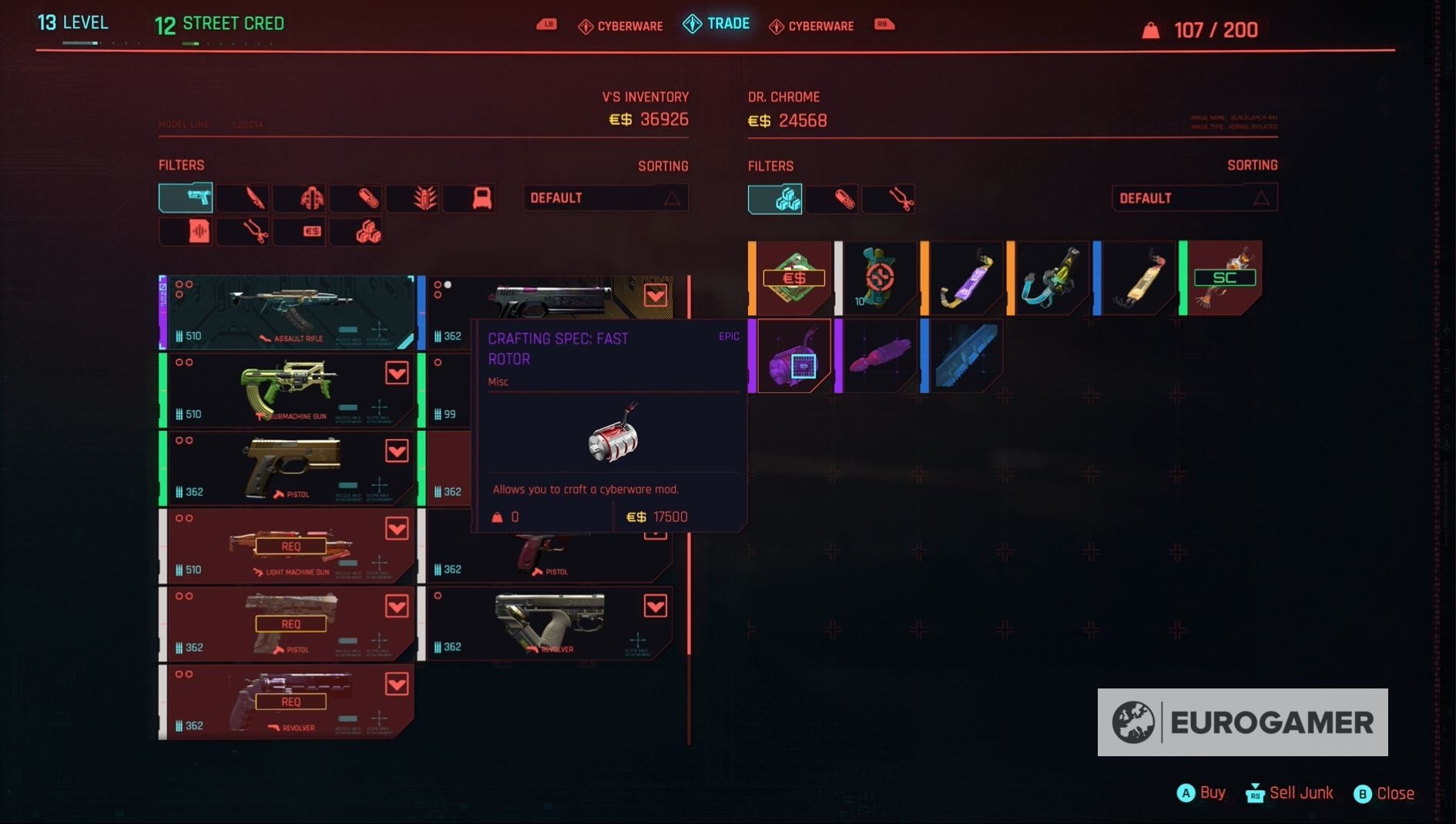 Nhân vật V trang bị Mantis Blades sẵn sàng chiến đấu trong Cyberpunk 2077