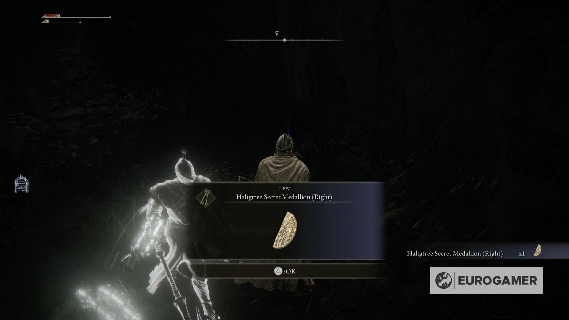 NPC Albus ẩn trong chiếc bình tại Làng Albinauric Elden Ring
