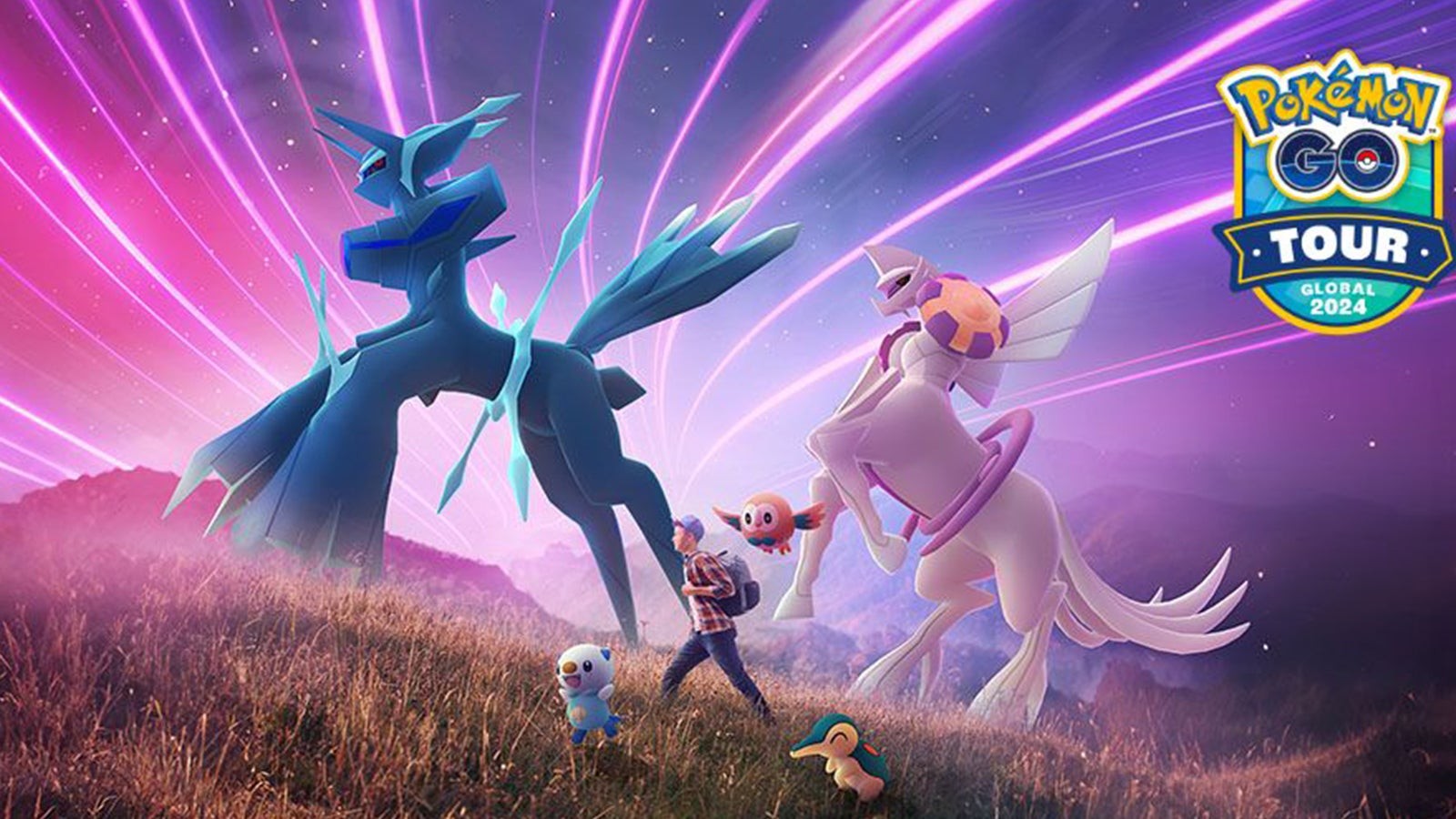 Origin Forme Dialga và Palkia cùng bạn bè trong sự kiện Go Tour Sinnoh