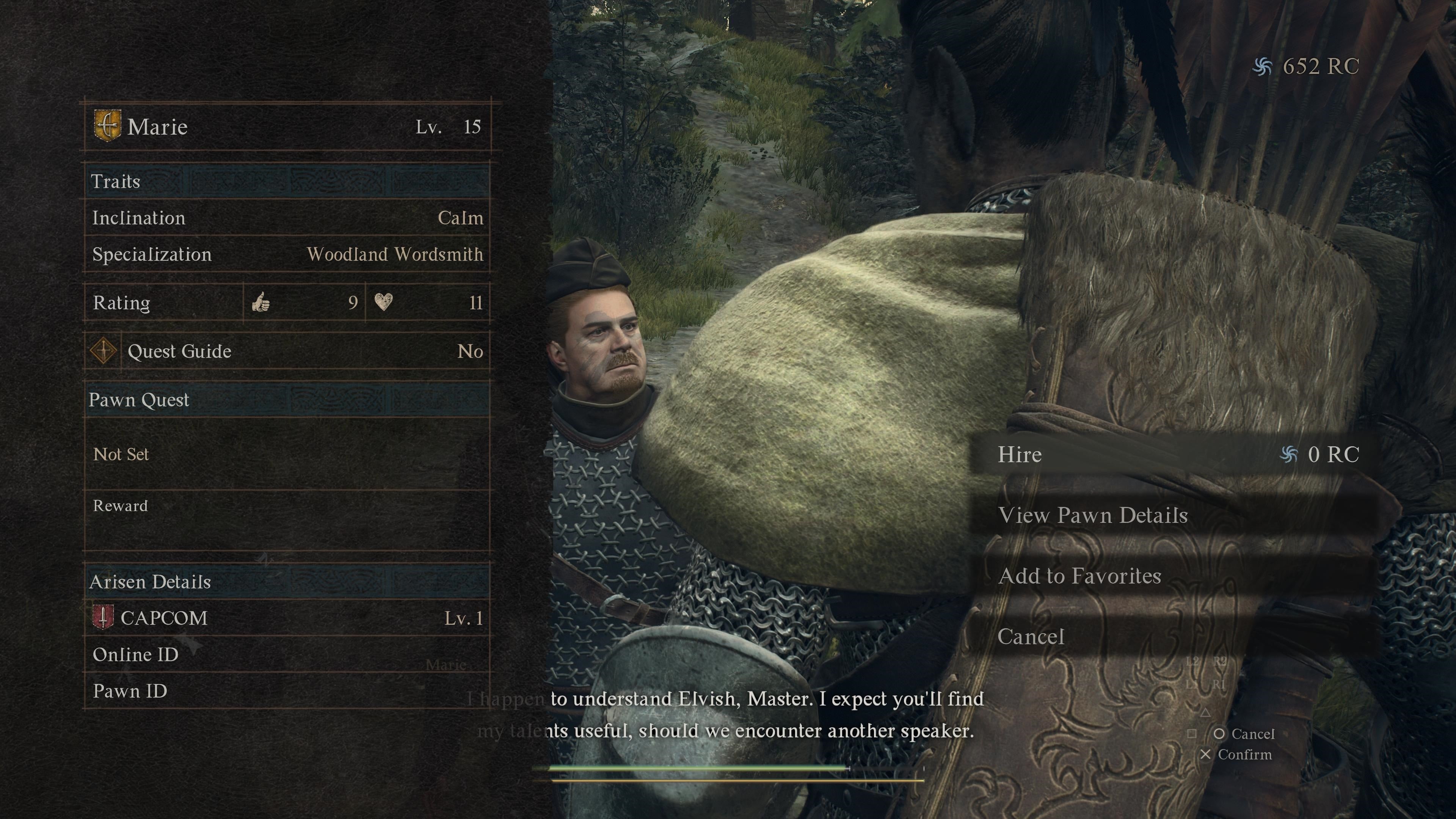 Pawn Archer với Xu Hướng Calm giữ vị trí an toàn và nhắm bắn điểm yếu kẻ địch trong Dragon's Dogma 2