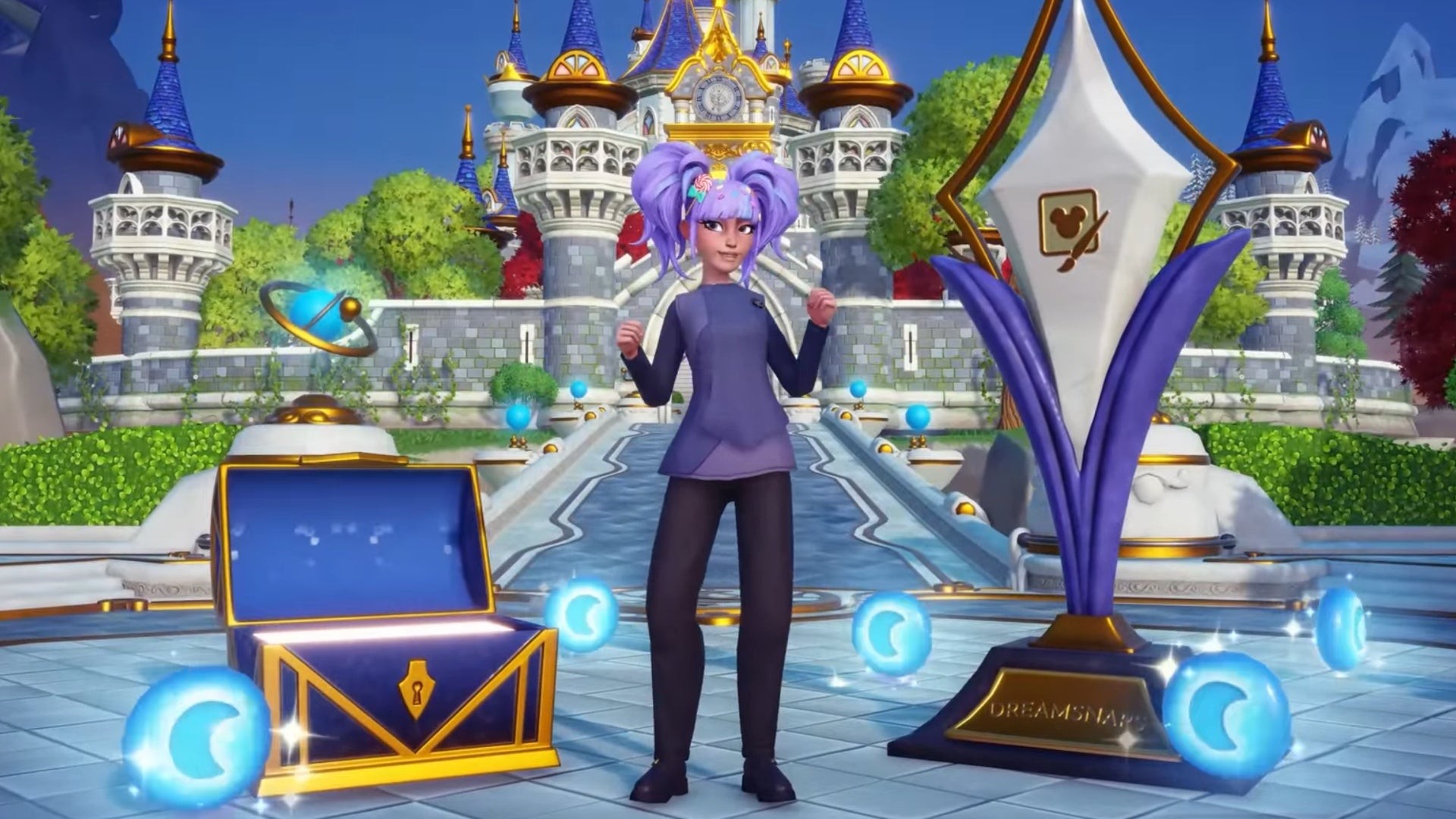 phần thưởng Moonstones từ DreamSnaps trong Disney Dreamlight Valley