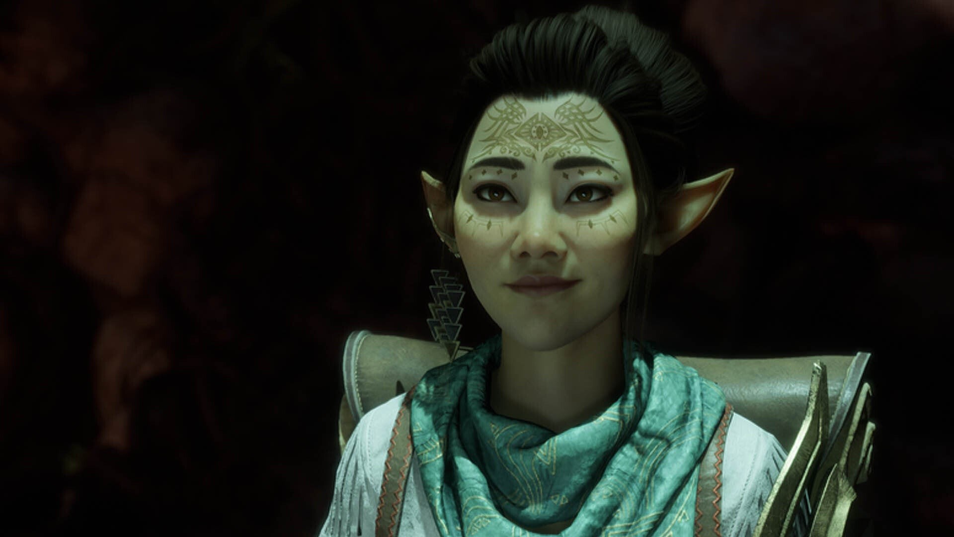 Pháp sư Bellara Lutare bạn đồng hành thuộc Veil Jumpers trong Dragon Age The Veilguard