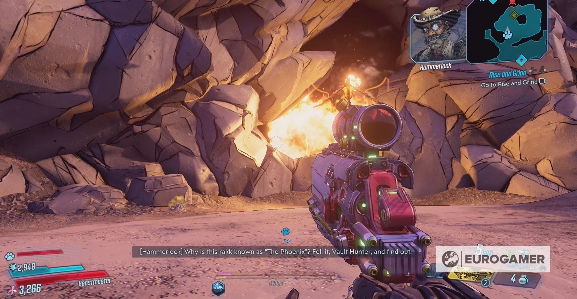 Phoenix miễn nhiễm với sát thương Lửa nhưng vẫn có thể bị tiêu diệt bằng vũ khí khác - Borderlands 3