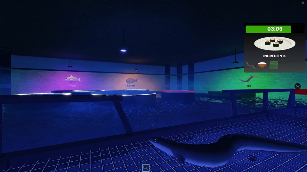 Phòng Trang trại Cá trong Scary Sushi Roblox