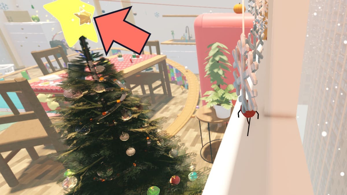 Quả Khế nằm trên đỉnh ngôi sao cây thông Noel trong Secret Staycation