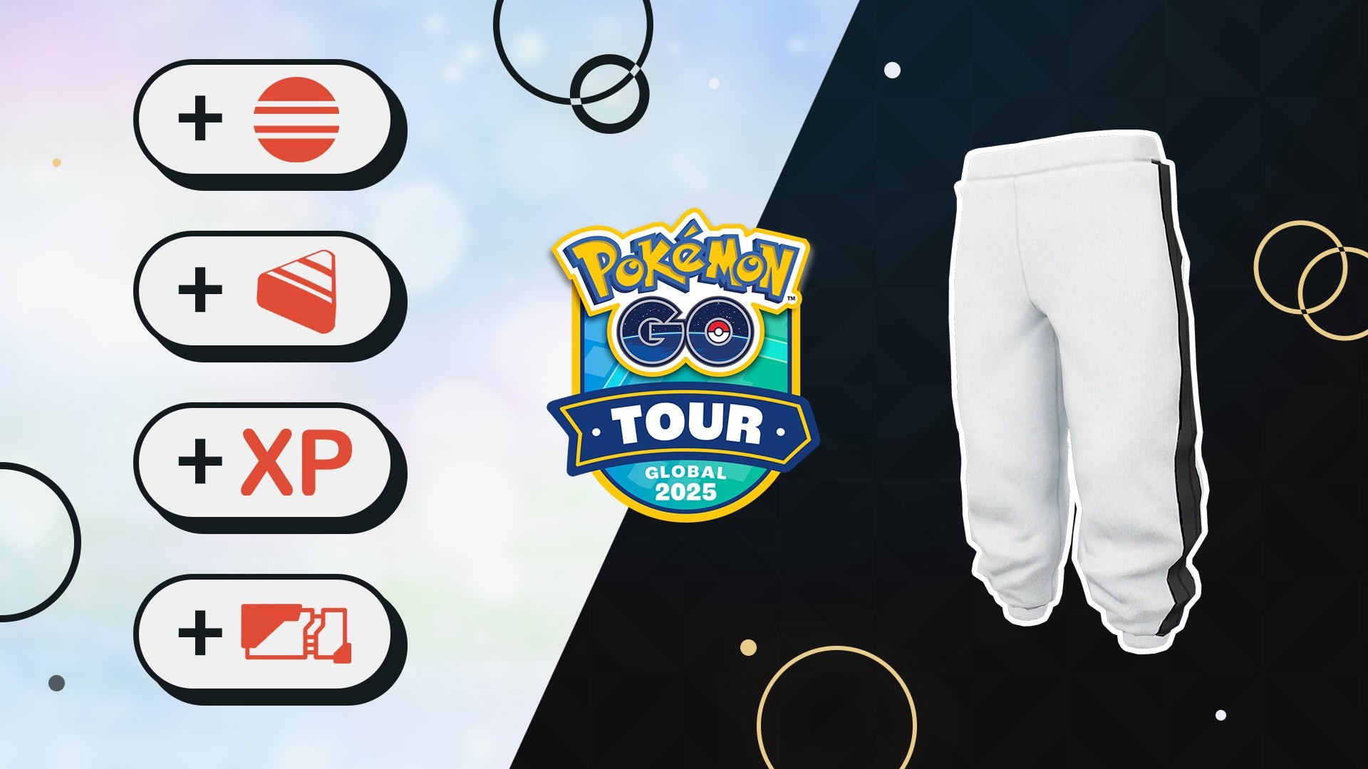 Quần jogger avatar Road to Unova Raids trong Pokémon Go