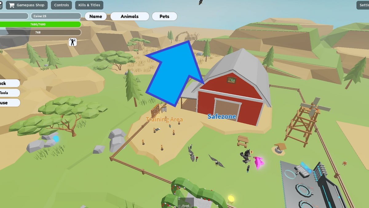 Quay lại khu vực sa mạc để tìm Trứng Đại Bàng thứ tư Animal Simulator