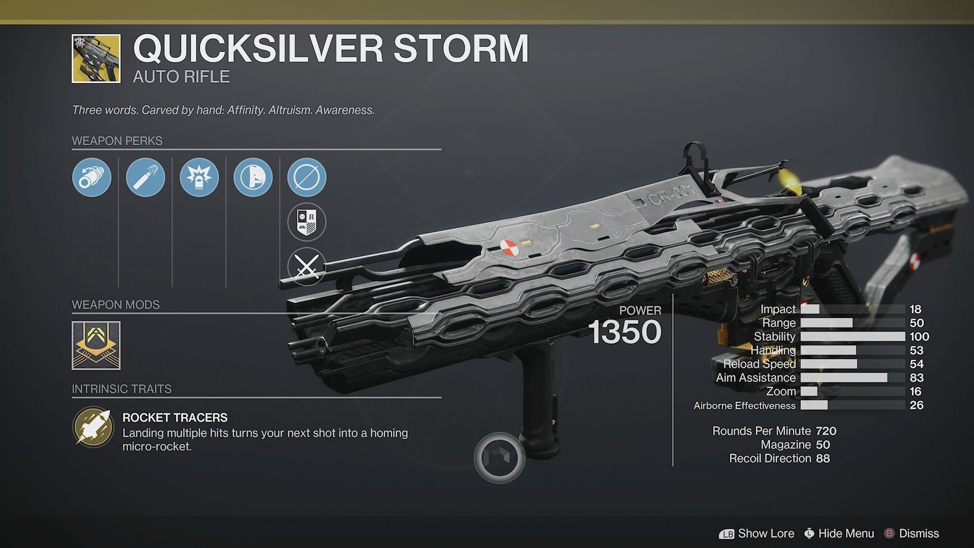 Quicksilver Storm trong hành động