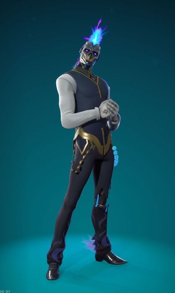 Renzo The Destroyer skin cơ bản trong Fortnite Chapter 4 Season 2 Battle Pass
