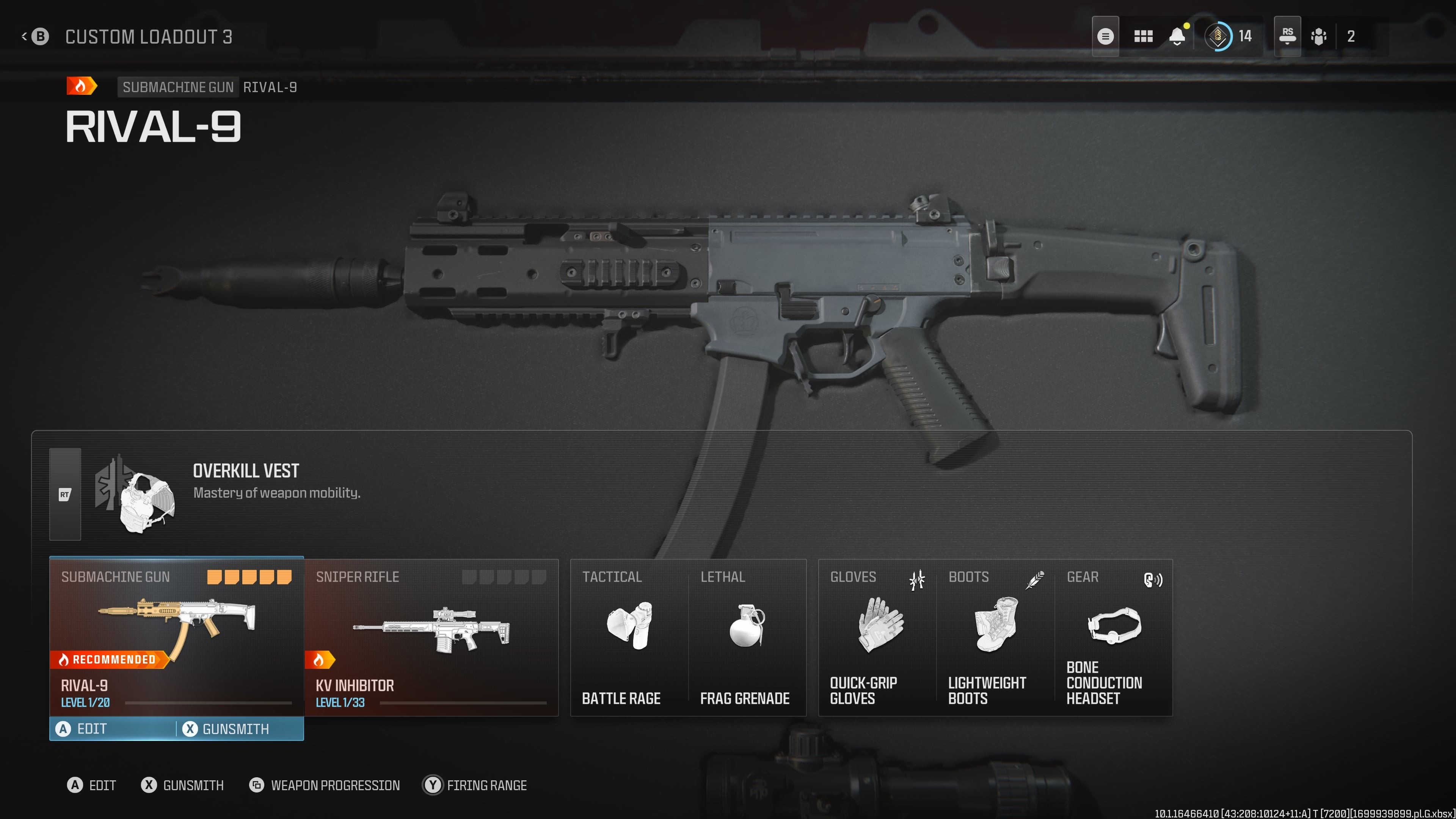 Rival-9 trong Warzone và Modern Warfare 3