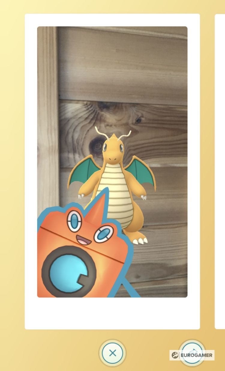 Rotom dạng Wash xuất hiện trên bản đồ Pokémon Go sau khi photobomb