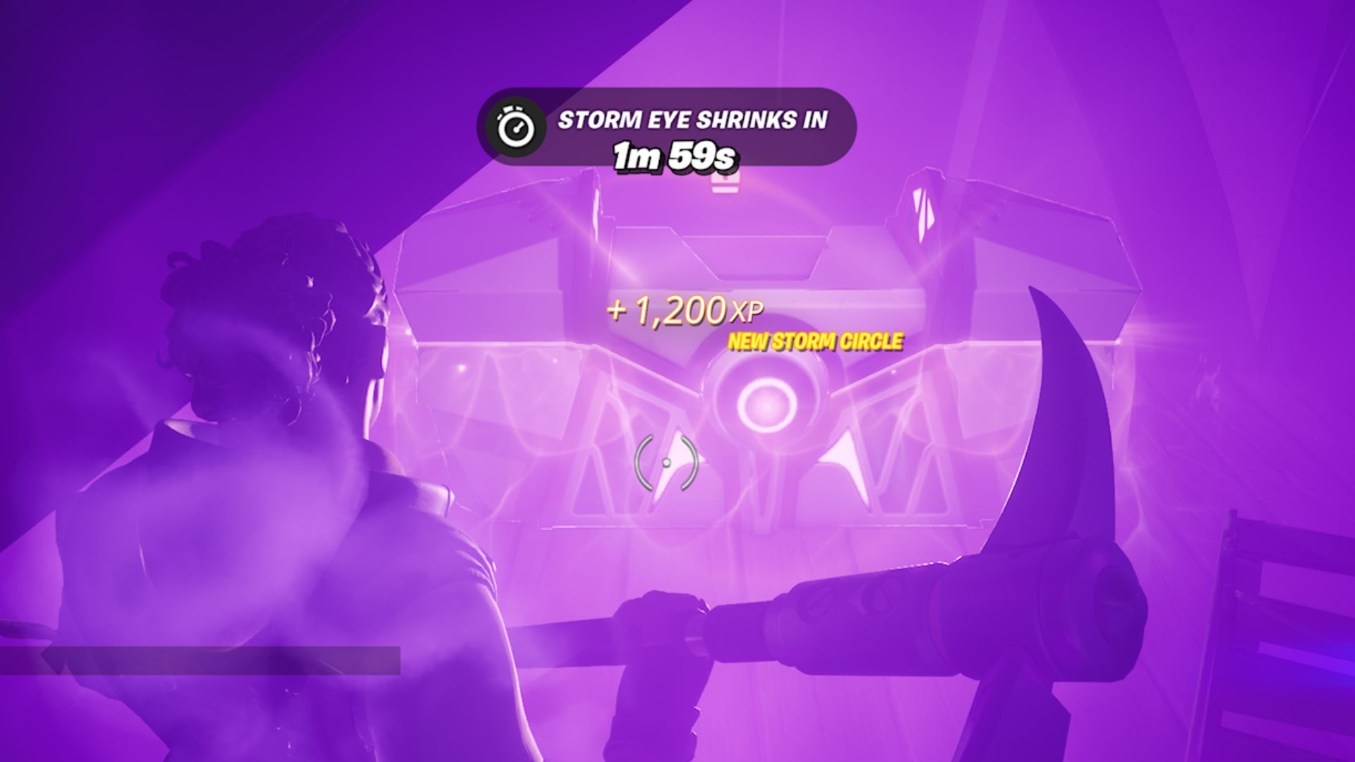 Rương Oathbound Fortnite số năm tại Faulty Splits bị kẹt trong cơn bão