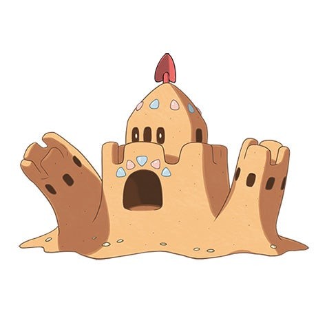 Sandygast và Palossand trong Pokémon Go