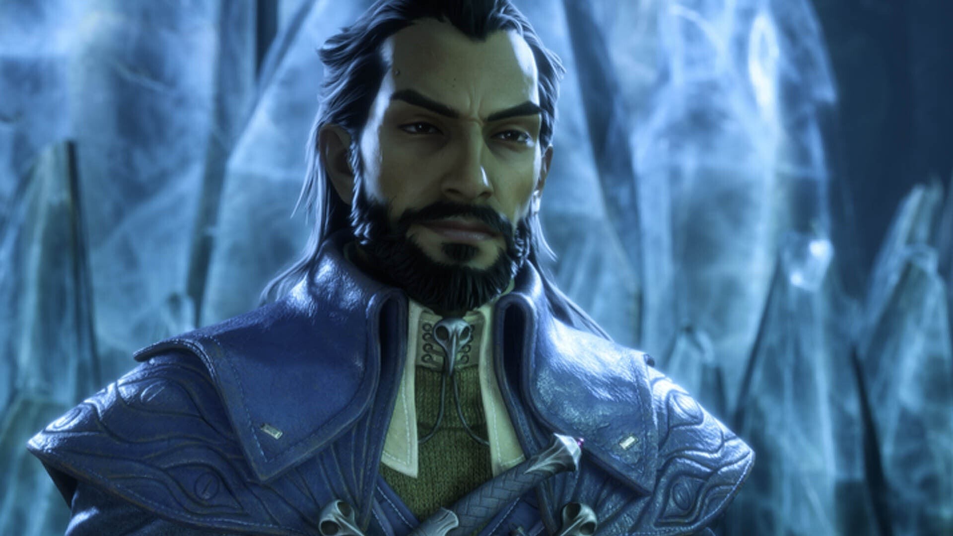 Sát thủ Lucanis Dellamorte bạn đồng hành thuộc Antivan Crows trong Dragon Age The Veilguard