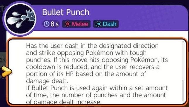 Scizor sử dụng kỹ năng Bullet Punch hồi máu