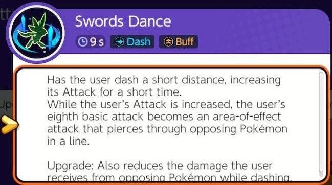 Scizor sử dụng kỹ năng Swords Dance tăng công