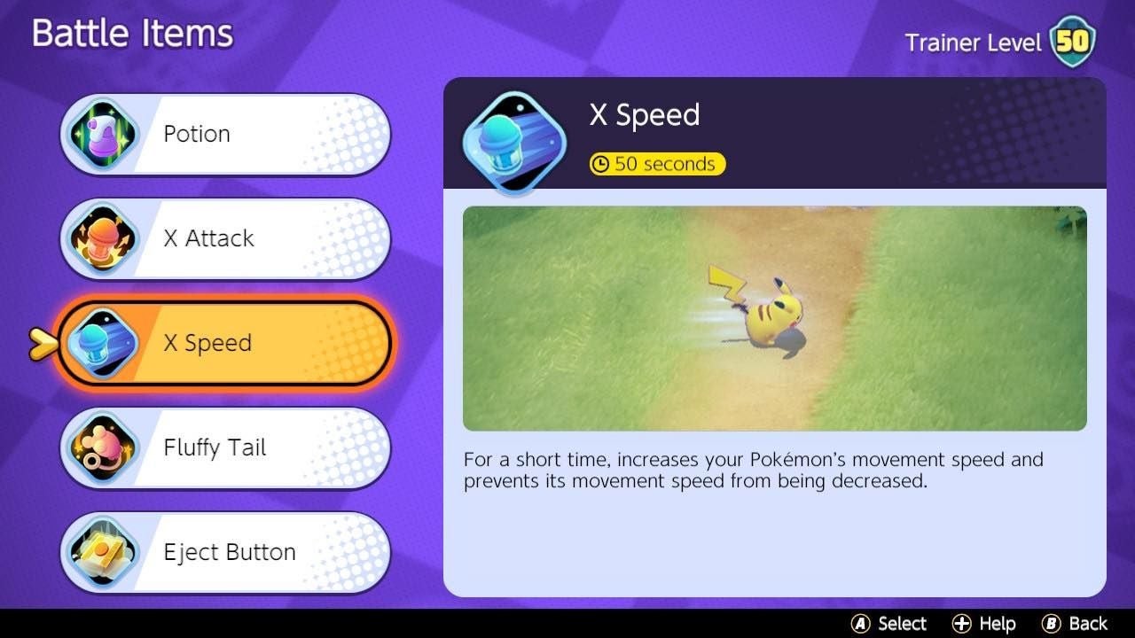 Scizor với Battle Item X Speed trong Pokémon Unite