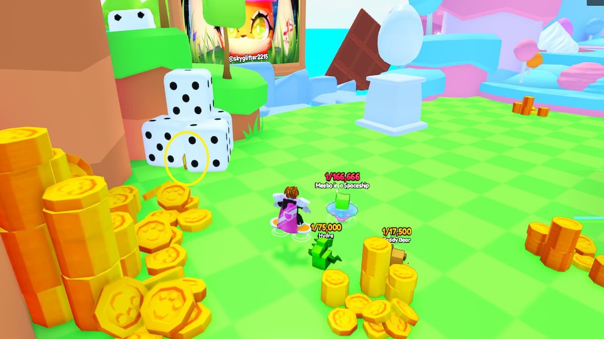 Shiny Relic thứ 13 sau bộ ba viên xúc xắc gần trứng khởi đầu khổng lồ trong PETS GO