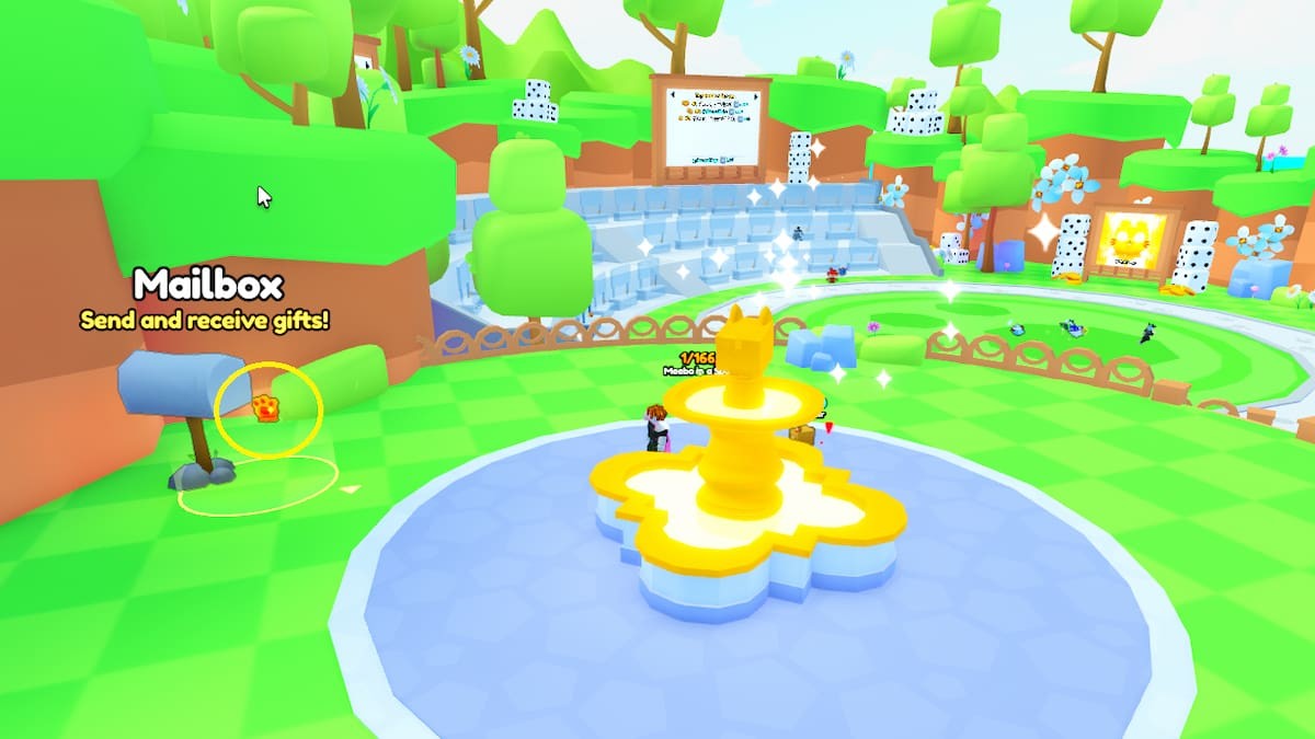 Shiny Relic thứ 44 gần hòm thư cạnh khu vực đài phun nước trung tâm Trading Plaza PETS GO