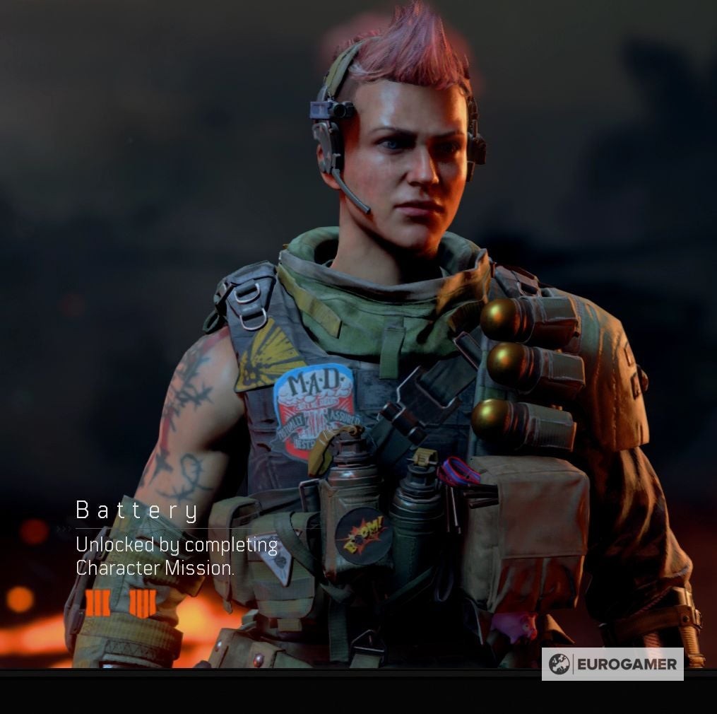 Skin Battery trong Black Ops 4 Blackout