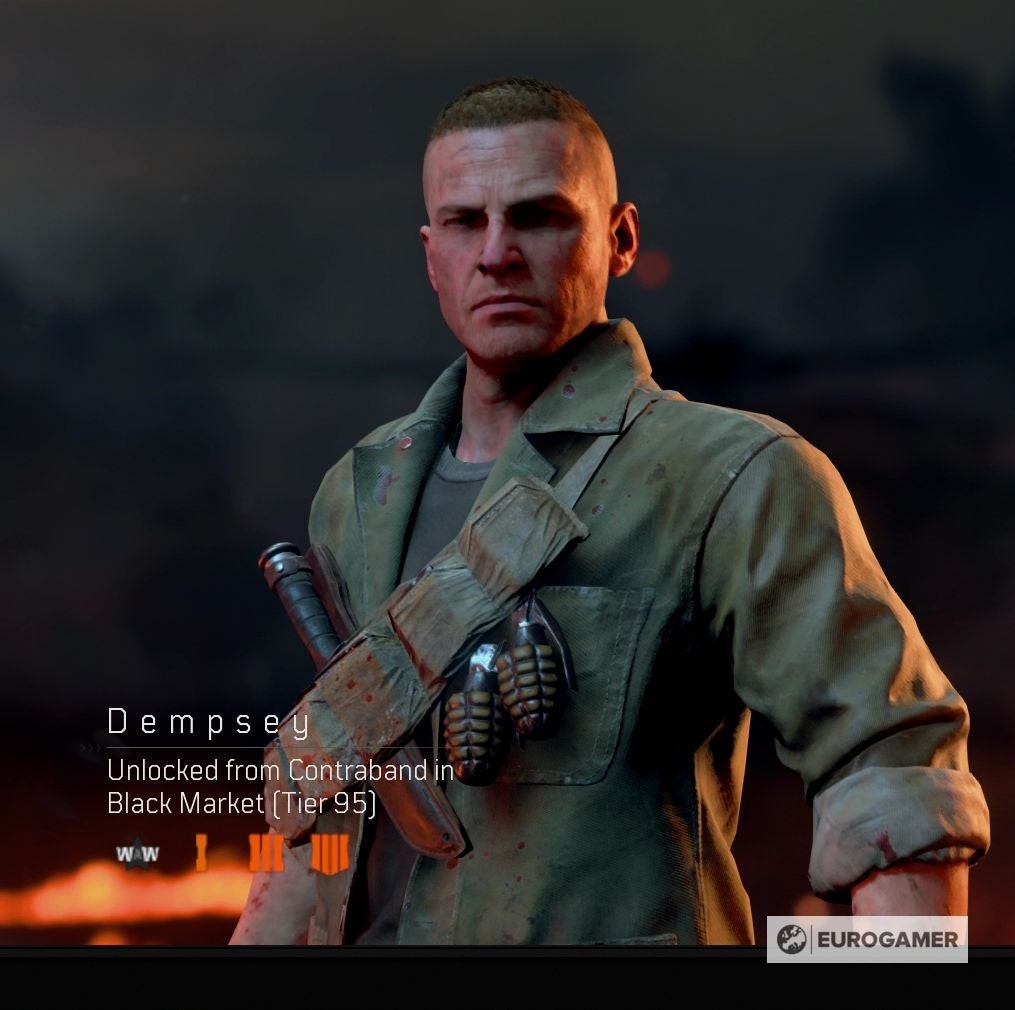 Skin Dempsey Primis trong Black Ops 4 Blackout