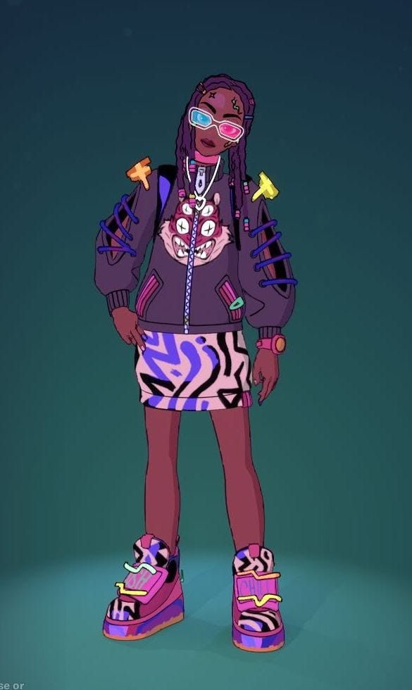 Skin Imani cơ bản trong Fortnite Battle Pass