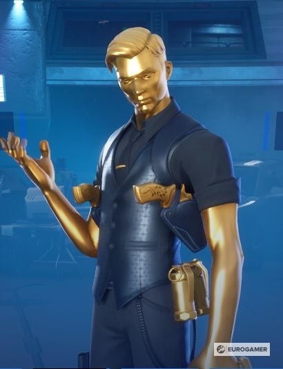 Skin Midas biến thể Ghost Fortnite vest trắng