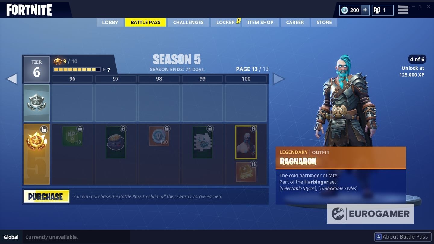 Skin Ragnarok Fortnite phong cách 3 hoàn thiện hơn