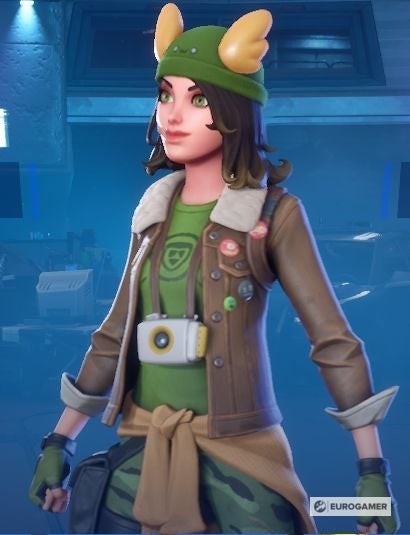 Skin Skye biến thể Ghost Fortnite màu xanh lá