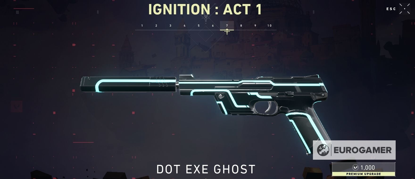 Skin vũ khí Dot Exe Ghost