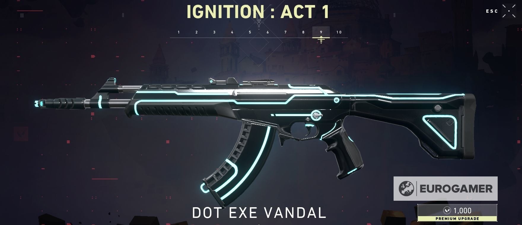 Skin vũ khí Dot Exe Vandal