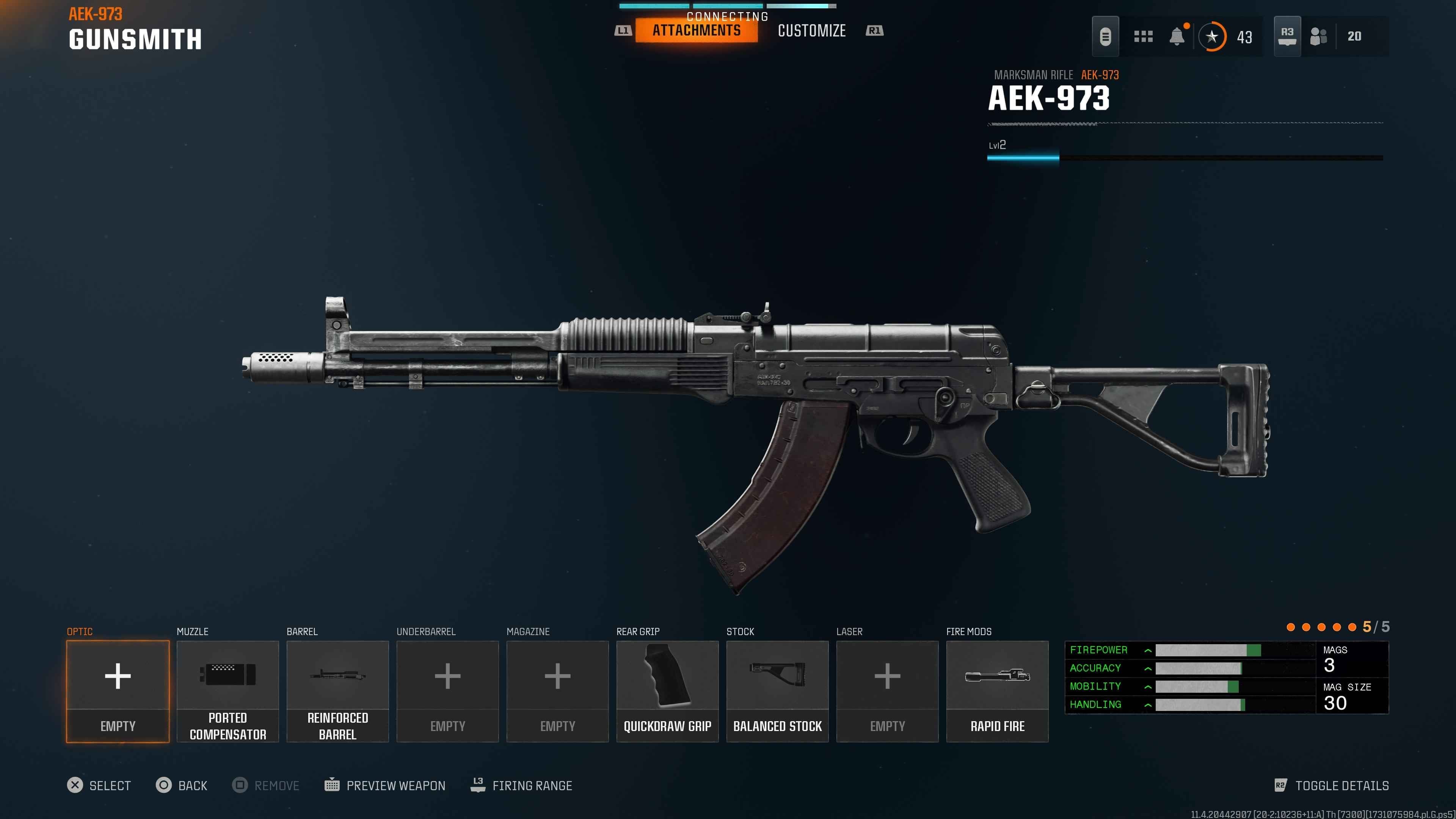 So sánh build AEK-973 Black Ops 6 với Muzzle Brake giúp giảm độ giật hiệu quả